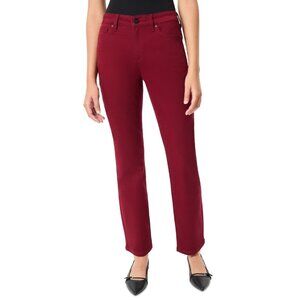 Jones New York Petite Lexington Straight High-Rise Jeans Red Size 4P MSRP $70